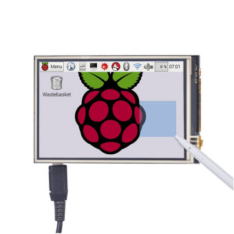 3.5 Inch TFT LCD Display 480x320 RGB Pixels Touch Screen Monitor for Raspberry Pi 3, 2 model B and Raspberry Pi 1 model B+ - intl