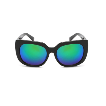 Sunglasses Men Cat Eye Sun Glasses Green Color Brand Design