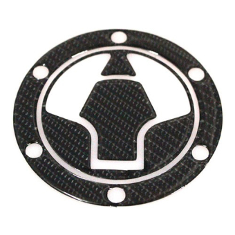 KODASKIN 3D Carbon Fiber Tank Gas Cap Pad Filler Cover Sticker Decals Fit KAWASAKI NINJA ZX250R ZX300R - intl