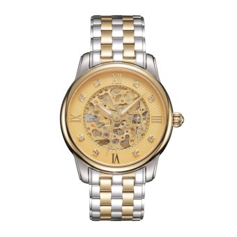 SUNBLON S510 Men's Stainless Steel Mechanical Hollow out all Watch Movement - intl