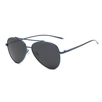 Men Sunglasses Polarized Mirror Butterfly Sun Glasses Black Color Brand Design