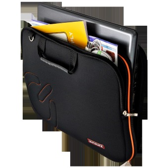 Ultimate Tas Laptop - Notebook Double Slim Logo 14\" - Hitam