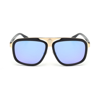 Men's Eyewear Sunglasses Men Square Sun Glasses Blue Color Brand Design High Quality