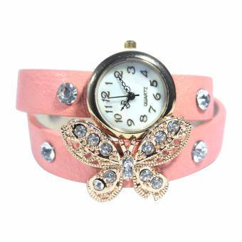 Generic - Jam tangan fashion wanita analog - FIN-221A - pink