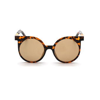 Women's Eyewear Sunglasses Women Retro Cat Eye Sun Glasses Leopard Color Brand Design