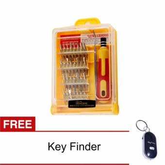 Lanjarjaya Obeng Set Multifungsi 32 in 1 - Precision Screwdriver Professional Repair Tool Kit + Key Finder