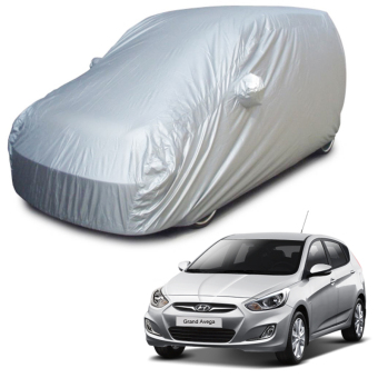 Custom Sarung Mobil Body Cover Penutup Mobil Hyundai Avega Fit On Car