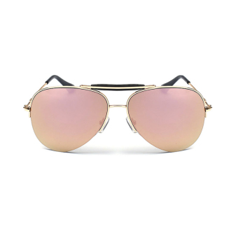 Women's Eyewear Sunglasses Women Aviator Sun Glasses Pink Color Brand Design