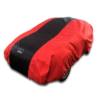Honda Jazz \"Durable Premium\" Wp Car Body Cover / Tutup Mobil / Selimut Mobil Red Black