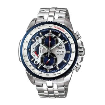 Casio Edifice EF-558D-2A Jam Tangan Pria - Stainless Steel (Silver)