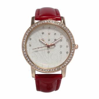 Generic - Jam tangan fashion wanita analog - FIN-404 - red