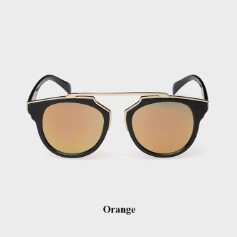 Women's Eyewear Cat Eye Sunglasses Women Sun Glasses Orange Color Brand Design (Intl)