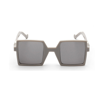 Sunglasses Women Mirro Square Sun Glasses Silver Color Brand Design