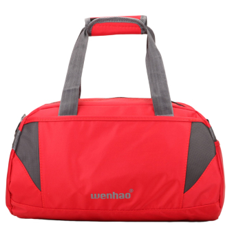 360DSC 40L Nylon Business Tote Handbag Duffel Shoulder Traveling Bag Gym Sports Bag - Red