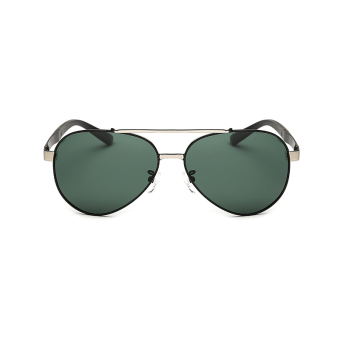 Men Sunglasses Polarized Mirror Shield Sun Glasses Green Color Brand Design (Intl)