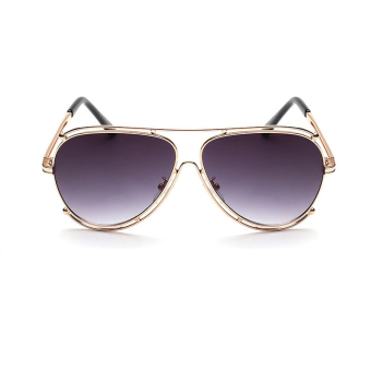 Sunglasses Women Aviator Sun Glasses Grey Color Brand Design