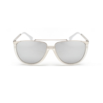 Mbulon Men Sunglasses Mirror Hiking Sun Glasses Silver Color Brand Design (Intl)