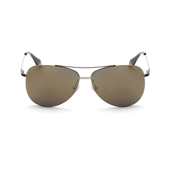 Sun Sunglasses Women Aviator Sun Glasses Brown Color Brand Design (Intl)