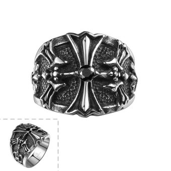 R126-8 Stylish wholesale various styles 316L stainless steel punk ring - intl
