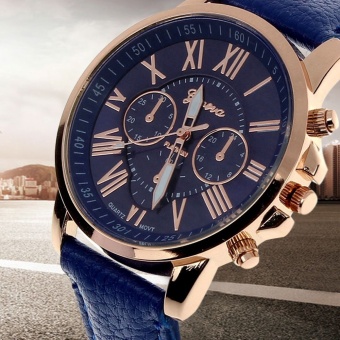 Leather Quartz Analog Wrist Watch For Elegant Women Ladies Perfect Gifts Best Sale - intl