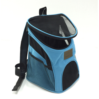 Kat Smarty Pet Backpack Cat Puppy Shoulder Bag Mesh Bag Blue