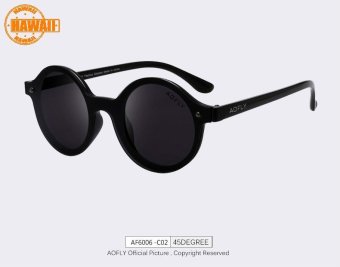 Hawaii Fashion Round Sunglasses Original Brand Sunglasses Classic Retro Shades Brand Design Coating Mirror Glasses UV400 - intl