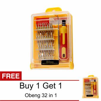 Lanjarjaya Obeng Set Multifungsi 32 in 1 - Precision Screwdriver Professional Repair Tool Kit + Buy 1 Get 1