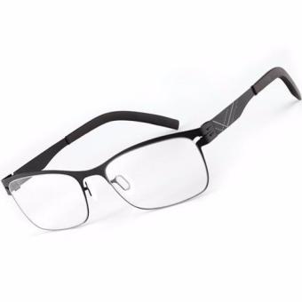 No screw Ultra lightweight stainless steel design Anti Blu ray ultraviolet-proof men women reading glasses +1.50