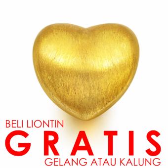 Tiaria Golden Heart Gold Charm Pendant 24K Bandul Emas 24K Untuk Gelang Atau Kalung Bentuk Lonceng