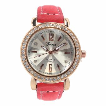 Generic - Jam tangan fashion wanita analog - FIN-406 - red