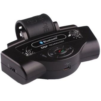 Portable Handsfree Steering Wheel Bluetooth Phone Car Kit - BT8109 - Hitam