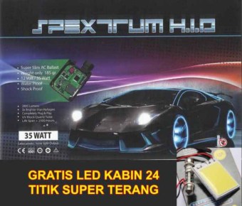 Spextrum Hid Full Ac 35W Grand New Xenia Foglamp Cn-Light Bulbs