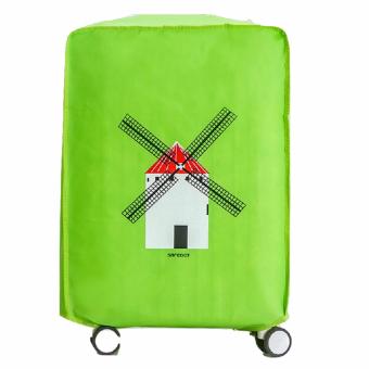First Project Safebet Sarung Pelindung Koper / Non Woven Luggage Cover Protector Suitcase 24 Inch - Hijau