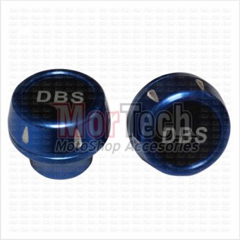 DBS Cover - Tutup - Jalu - Bandul as roda depan Kharisma Almini Biru