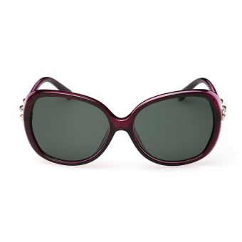 Sun Sunglasses Women Polarized Butterfly Sun Glasses Purple Color Brand Design (Intl)