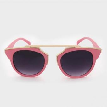 JINQIANGUI Cat Eye Sun Sunglasses Women Sun Glasses Pink Color Brand Design