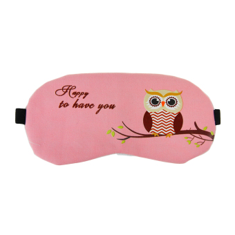 BXT Owl Cold Hot Compress Eyemask Sleep Fatigue Releasing Blindfold Nap Travel Eye Mask - Intl