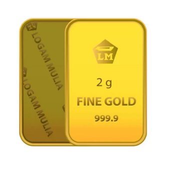 Gold Logam Mulia Antam 2 Gram - 24 Karat Sertifikat Resmi Antam - Bergaransi - Istimewa - Cetakan Tahun 2017