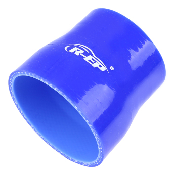 POSSBAY Universal 63-76mm Car Silicone Hose Reducer Coupler Blue Adjustable Silicone Straight Hose Pipe Turbo Intake - intl