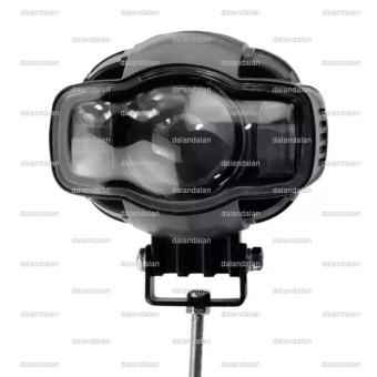 Lampu Tembak RTD E03C + USB PORT Charger HP Headlamp Led Headlight Sorot Motor Touring OutDoor