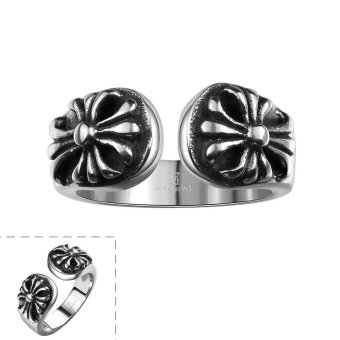 R124-8 Stylish wholesale various styles 316L stainless steel punk ring - intl