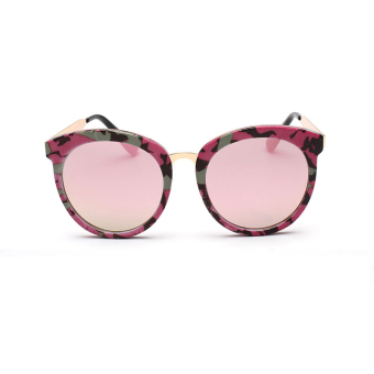 Sunglasses Women Retro Cat Eye Sun Glasses PinkPurple Color Brand Design (Intl)