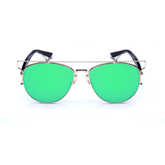 Women's Eyewear Sunglasses Women Cat Eye Sun Glasses Green Color Brand Design