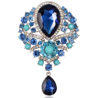 LoveU Fashion Women Rhinestone Brooch Special High-Grade Glass, Bring You Elegant intl