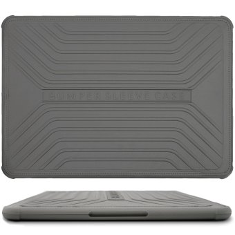 Gearmax(TM) Ultra-thin Water Resistant Shakeproof Protable Elastic Lycra Fabric Laptop Sleeve for 13.3 Inch Macbook Air Pro / Surface / Ultrabook Bag Case Cover - Grey - Intl
