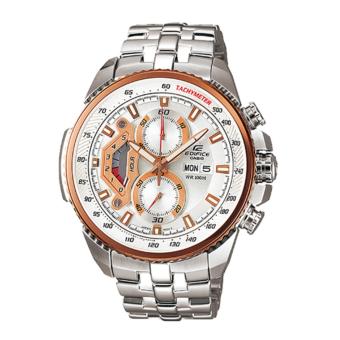 Casio Edifice EF-558D-7A Jam Tangan Pria - Stainless Steel (Silver)