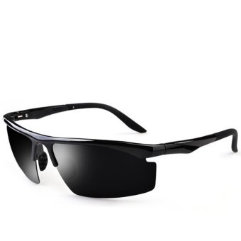 Polaroid Sunglasses Men Polarized Driving Sun Glasses Mens Sunglasses Brand Designer Sport Summer Oculos Coating Sunglass H1544-01 (Black)