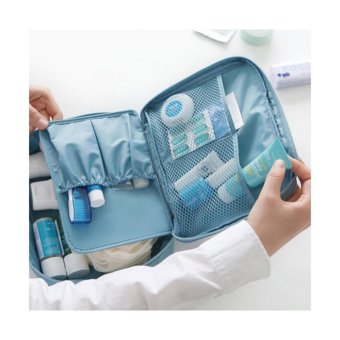 Cosmetic Bag Organizer - Blue