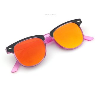 Sunglasses Women Mirror Mayfarer Sun Glasses Red Color Brand Design
