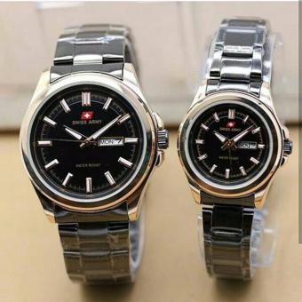 Swiss Army SA5099M New Limited Edition - Jam Tangan Couple - Stainlesstell Strap
